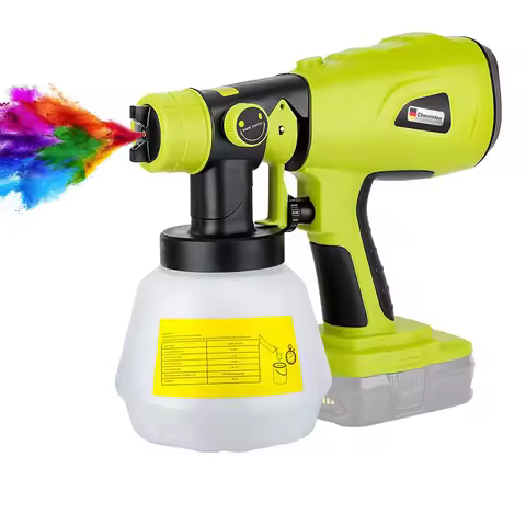 1000ML For Ryobi Paint Sprayer Cordless Paint Sprayer Gun Compatible with Ryobi Battery Electric Pai