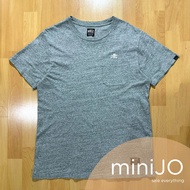 IZZUE x Neighborhood T-Shirt Gray There Is A Front Pocket. Back Screen Printing (Second Hand)