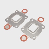 2 PCS Exhaust Manifold Elbow Riser ปะเก็นข้อต่อแห้งสําหรับ MerCruiser 4.3L 5.0L 5.7 L V6 V8 27- 8648