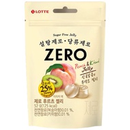 Lotte Zero Sugar Snacks - Fruit Jelly , Chocolate Chip Cookies , Dark Cacao Cake, Crunch Chocolate B