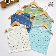 FUFU Children's T-Shirt Tank Top Size 6m-7y Sleeveless Shirt There Is A Bag. Soft Fabric Cute Patter