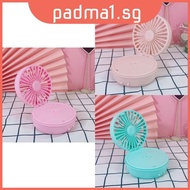 Usb Rechargeable Mini Table Fan In Blue Color With Silent Operation