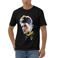 Roger Federer Face Tennis Rf Cotton T-Shirt
