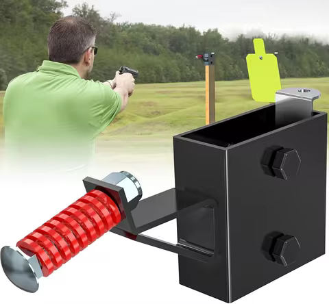 2x4 Target Hanger for AR500 Shooting Targets Hanger for 1/2" Holes Gong Targets Conversion Adapter f