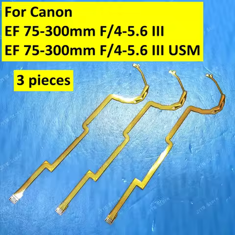 3 pcs NEW For Canon EF 75-300mm F/4-5.6 III USM Lens Aperture Flex Power Diaphragm Flexible Cable FP