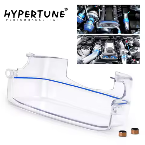 Hypertune - Turbo Cam Pulley Timing Belt Cover Clear For 2JZ Toyota Supra Aristo JZZ31 JZA80 JZS147 