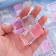 Cool Ice Cube Pinch Music Transparent Decompression Ultra-fast Rebound Fun Summer Small Ice Cubes Slime Squishy Toys