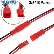 YVETTE 2/5/ 10Pairs High Quality Cable Wire 100/150mm Socket Plug 2 Pin Connector  Accessories New 2