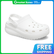 Crocs(ครอคส์) | รองเท้า Crocs Kids Classic Clog Cute Crush Platform Sandals Slippers รุ่น 207708-100