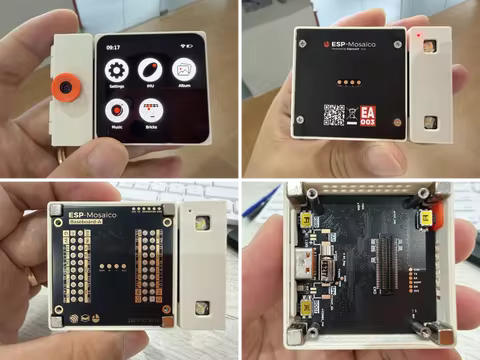 AI Coding Kit ESP-Mosaico V1.2 ESP32-S31 Development Kit, Interaction Module & Camera Module, Built-