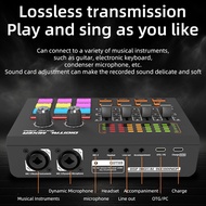 SX10 Mixer Live Sound Card Mobile Computer Game Recording Live Microphone Karaoke Instrument Dedicat