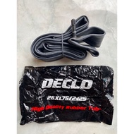 DECLO 26 INCH BICYCLE INNER TYRE SIZE 26X1.75 CAN BE UP TO 26X2.125