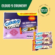 WAFER CLOUD9 CRUNCHY CARAMEL CHOCOLATE BOX CONTENTS 24PCS Cloud 9 Crunchy/, wafer by ngawi