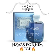 100%ORIGINAL🔥RASASI HAWAS ICE EAU DE PARFUM 100ML FOR MEN
