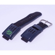 Casio G-Shock DW-002 series dark blue leather watch band