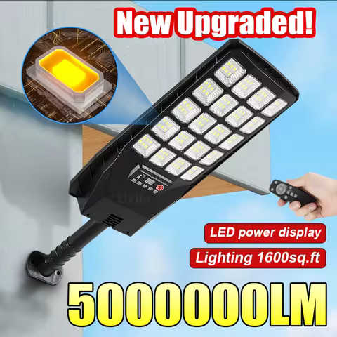 120 LED Solar Street Light Motion Sensor IP67 Waterproof Solar Wall Lamp With Remote Control for Yar