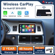 Wireless Carplay for Audi Q7 2010-2015 with MMI 3 Screen Update Support Original Control Mirror link