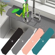 EXPEN Sink Faucet Mat, Foldable Anti-Splash Kitchen Silicone Faucet Mat, Durable Non-Slip Extended F