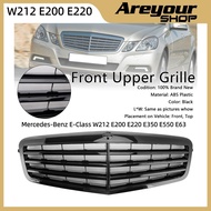 Front Grille Grill Fit Mercedes-Benz E-Class W212 E200 E220 E350 E550 E63 2010-2013 Black