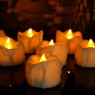 Flickering LED Candles/ Waterproof Flameless Tealight Candles / fake Candles /Tearing Dwarf LED Elec