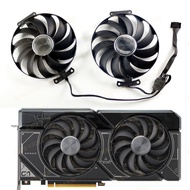 ((Graphics Card Fan) ASUS/ASUS RTX 4070 DUAL OC Snow Leopard Graphics Card Cooling Fan Double Ball B