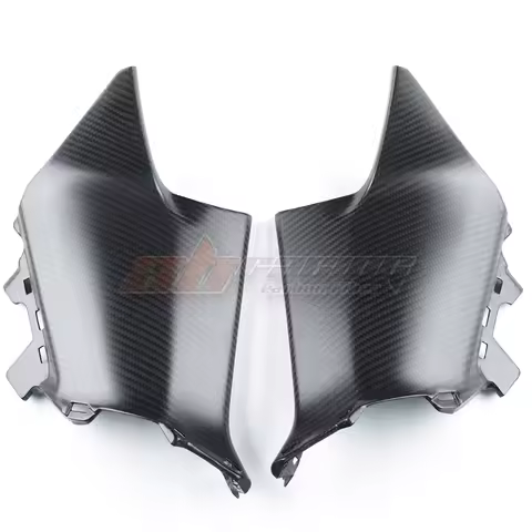 Gas Fuel Tank Cover Side Panels Trim Fairings For Yamaha XMAX300 2023+ Full Carbon Fiber Twill Matte