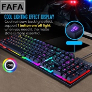 FIREWOLF K20 K25 Rainbow LED Gaming Keyboard Multi-Media Online Exclusive Edition