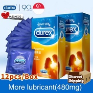 (SG Seller) Durex Condoms 12Pcs/Box Extra Lubricated Latex Cock Penis Sleeve For Men Adult Sex Products Condom Sex Toys Intimate Goods