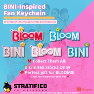 BINI Inspired Fan Keychain BLOOM Fandom Merch 3D Printed Keychain with Glittering Effect Gift