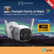 TP-LINK Tapo C325WB ColorPro Night Vision 4MP C320WS / TC65 2K IP66 Outdoor/Indoor IP Wireless WiFi 