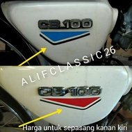HONDA CB100 K2 CB 100 SIDE COVER DECAL STICKER BOX AKI CB100 K2