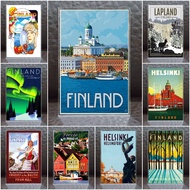 New Fridge Magnet Acrylic Finland 2 × 3 Inch Door Souvenir Set 1 2x3"