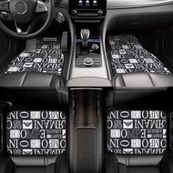 Arman I Car 4-Piece Floor Mats Set, Universal Complete Set, Weatherproof Floor Mats, Fits Most Cars, SUVs, Tru13366
