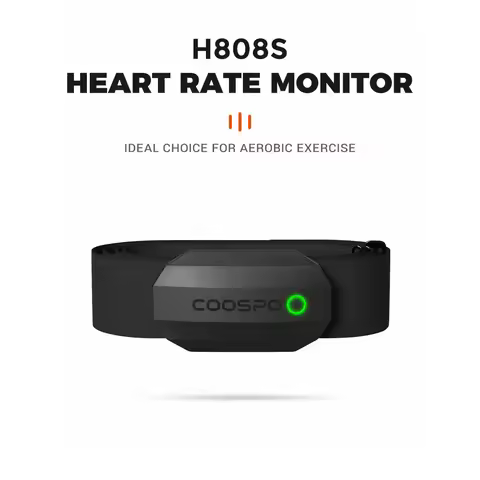COOSPO H808S Heart Rate Sensor Dual Mode ANT Bluetooth With Chest Strap Cycling Computer for Wahoo G
