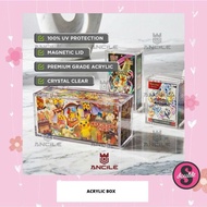 Ancile Magnetic Acrylic Display Case for Pokemon Products | ETB | Booster Box | Booster Pack