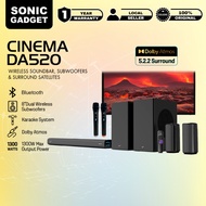 Vinnfier VF Hyperbar Cinema DA520 1300W Dolby Atmos 5.2.4 Soundbar with Bluetooth Karaoke System Spe