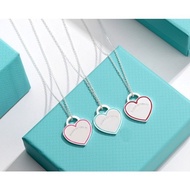 AG1 925s Sterling Silver Enamel Heart Necklace