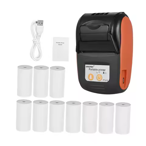 Machine Portable Thermal Printer Bluetooth Mini Thermal Printer for Android for IOS Portable Receipt