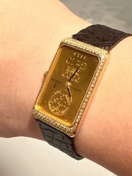 超平放18k Corum 鑽石金幣錶 Vintage watch 非Rolex pp ap omega