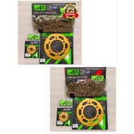 combo set Aji racing 428H Y15 FZ Y16 sprocket set Rantai motor set