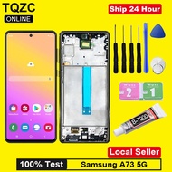 TQZC Original LCD For Samsung Galaxy A73 5G LCD Display Touch Screen Digitizer Assembly Replacement