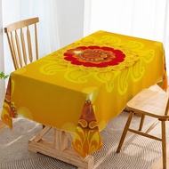Hafangry Kain Meja Diwali Hiasan Diwali India untuk Rumah Pesta Lampu Deepavali Bekalan Parti Hiasan