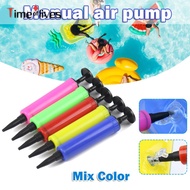 Manual Air Pump Mini Handheld Inflator for Balloon Inflatable Bed Boat Mattress Swimming Ring 16.5*2.4cm Random Color
