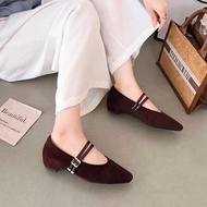 Women's mary jane two-strap flat shoes style 2052 5/9