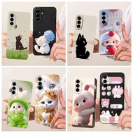 For Samsung Galaxy A57 5G Case SM-A576B Lovely Cat Rabbit Cartoon Soft Candy Silicone Cover For Sams