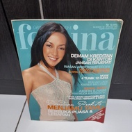 MAJALAH FEMINA COVER NOVIATI EMERSON no 43/XXXI 23 - 29 OKTOBER 2003