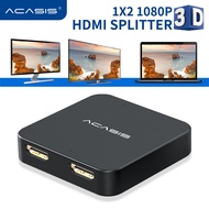 ACASIS HDMI Splitter 1x2 HDMI Switch PS4 Xbox Auto Switch 1 In 2 OUT 1080P HD Video Computer Screen