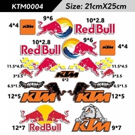 Stiker KTM Stiker Reflektor Motor Aesthetic Waterproof Sticker KTM / Racing / Adventure / Kerbau Mot