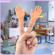 /LO/ 2Pcs Finger Sleeve Novel Soft Lightweight Realistic Finger Puppets for Kids