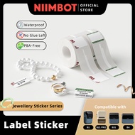NIIMBOT B1 B21 PRO B31 B4 Jewellery Price Tag Sticker, Waterproof Refill Paper Tape for Label Printe